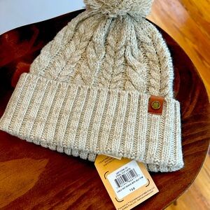 Cute tan hat for winter very soft and cozy